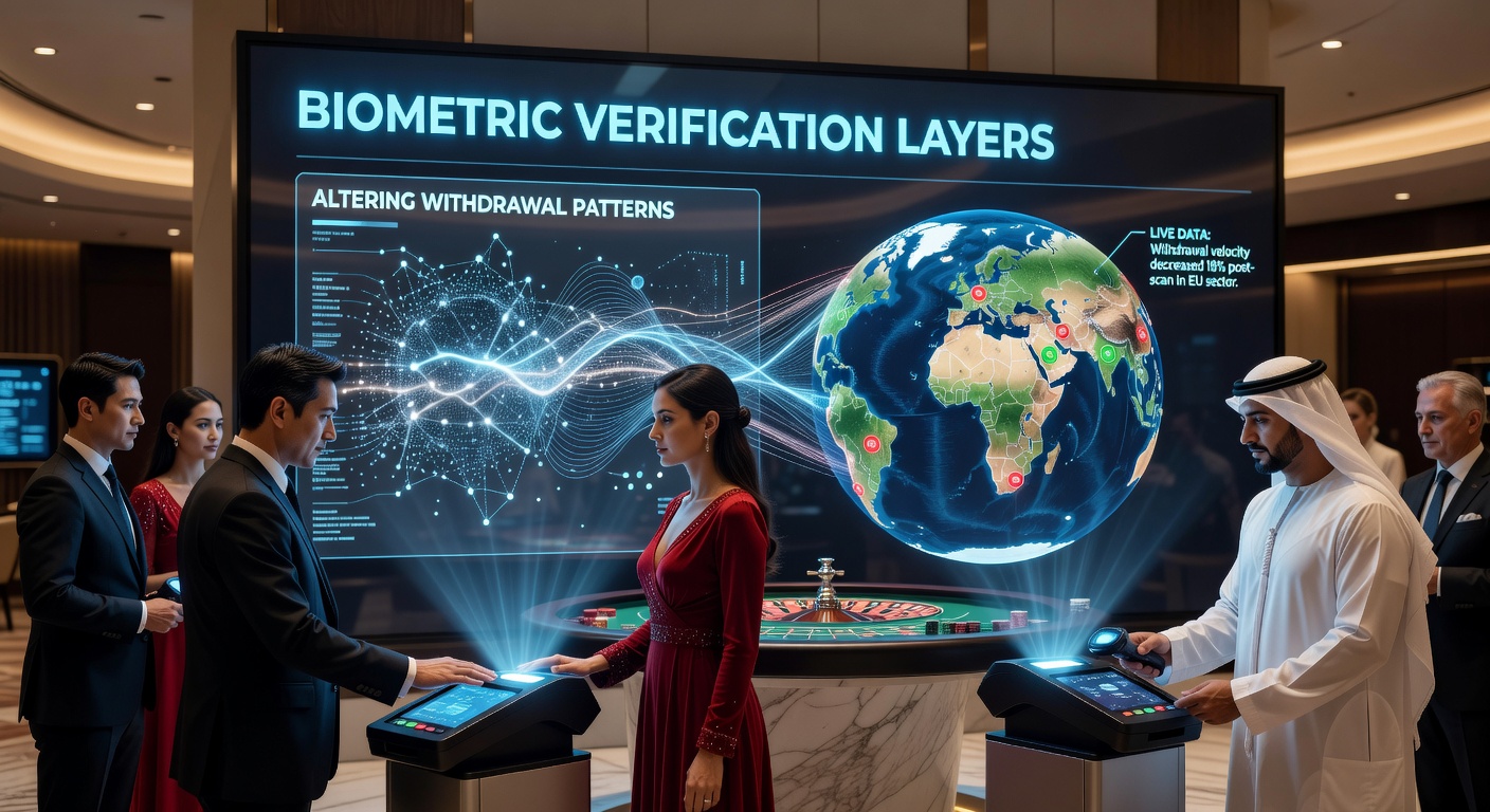 International roulette enthusiasts reviewing withdrawal confirmations after biometric scans on handheld platforms