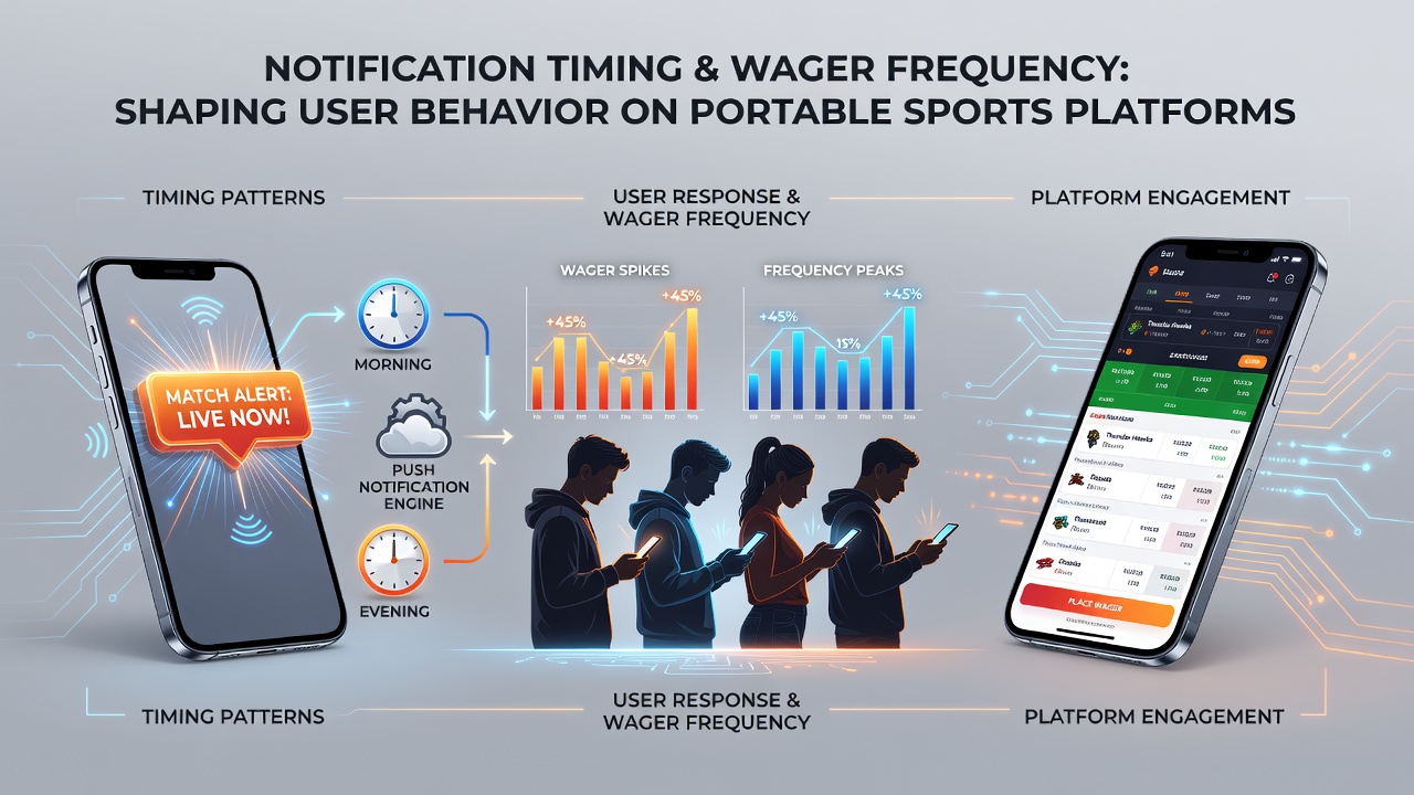 Smartphone displaying sports betting app notification during evening hours with live match updates