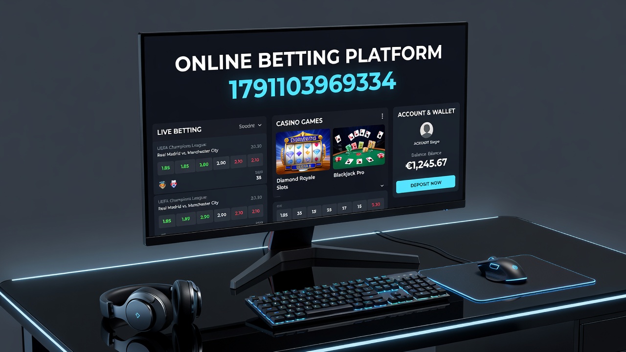 Mobile betting apps displaying live odds and casino games