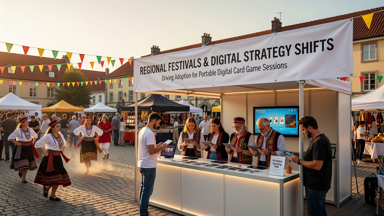 Mobile card game interface showing strategy adjustments during festival periods