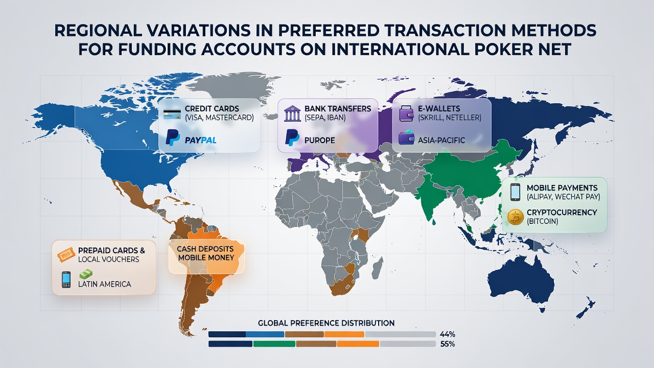 Infographic displaying transaction method shares by continent in 2026